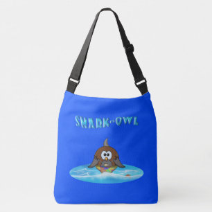 shark-owl crossbody bag