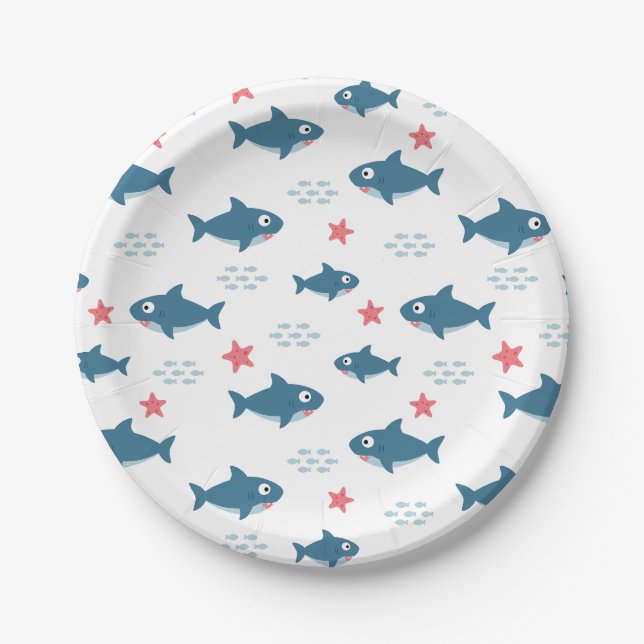 Shark Paper Plate (Front)