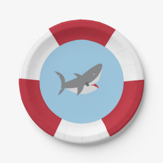 Shark Paper Plates