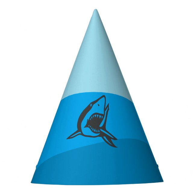 "Shark" Party Hats (Front)