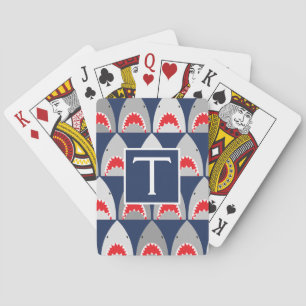 Shark Pattern Playing Cards
