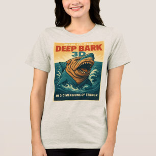 Shark Pei Week: Deep Bark 3D Tri-Blend Shirt