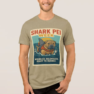 Shark Pei Week: Ready to Rumble Tri-Blend Shirt