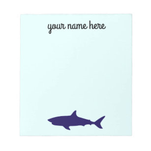 Shark Personalized Stationery Notepad