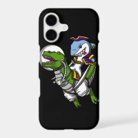 Shark Pirate Astronaut Riding Space T-Rex Dinosaur