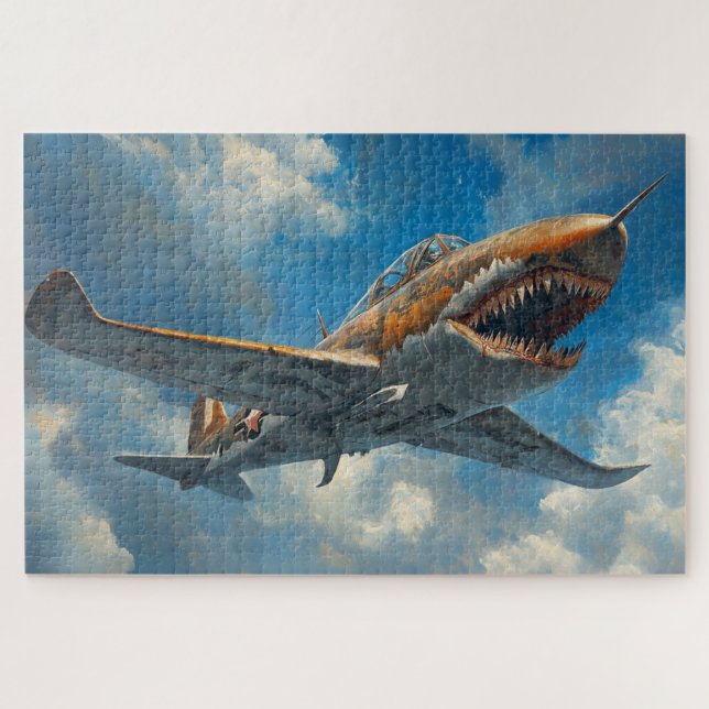 Shark Plane Puzzle (Horizontal)