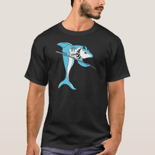 Shark Playing Billiards T-Shirt