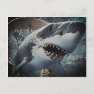 Shark Postcard