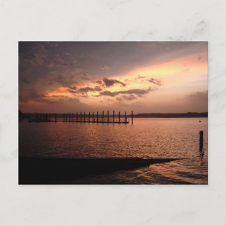 Shark River Belmar Sunset Postcard