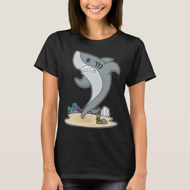 Shark Runner Running Sports T-Shirt (Front)