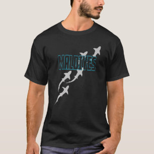 Shark Scuba Diving Maldives Diving with Sharks in  T-Shirt
