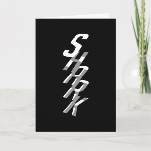Shark Sharks Fin Fish Ocean Sea Funny Gift Idea Card