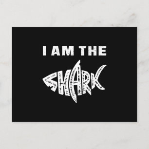 Shark Sharks Fin Ocean Fish Sea Funny Gift Idea Postcard