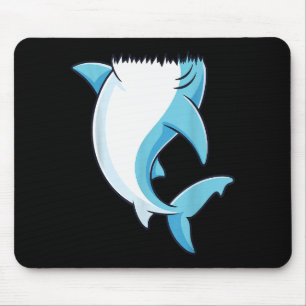 Shark Shirt Adult Kids Men Women Shark Costume Mouse Pad