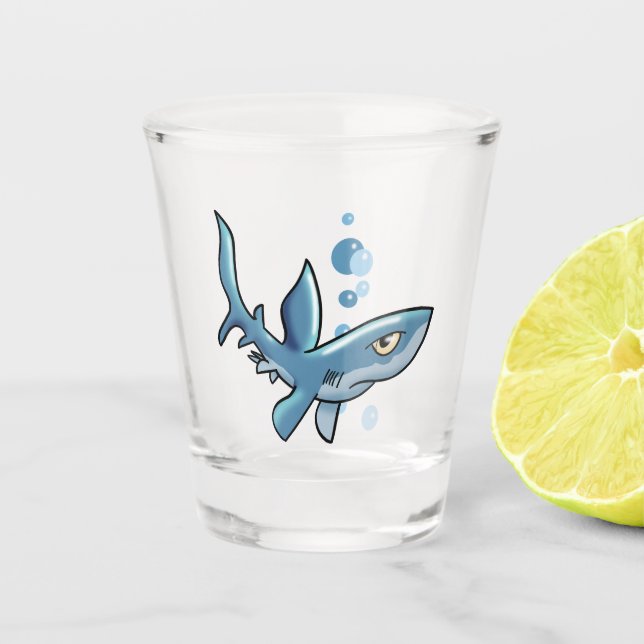 Shark Shot Glass (Front)