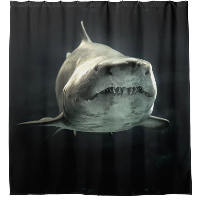 Shark Shower Curtain (Front)