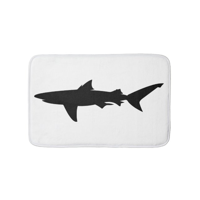 Shark silhouette bath mat (Front)