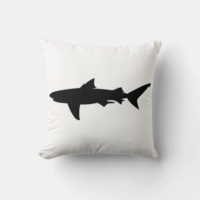 Shark silhouette cushion (Front)