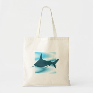 Shark Silhouette Tote Bag