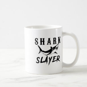 Shark Slayer Shark Fishing And Salt Water Anglers Coffee Mug