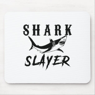 Shark Slayer Shark Fishing And Salt Water Anglers Mouse Pad