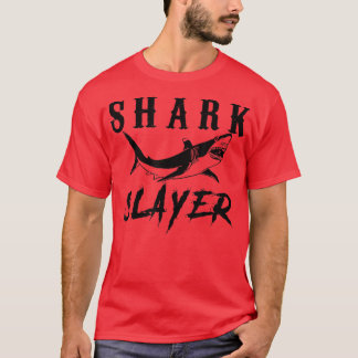 Shark Slayer Shark Fishing & Salt Water Anglers  T-Shirt
