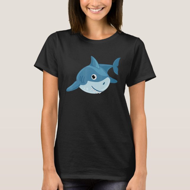 Shark Smiling Braces Orthodontist T-Shirt (Front)