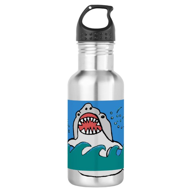 Shark Splatter Fun 532 Ml Water Bottle (Front)