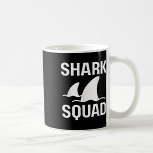 Shark Squad Matching Group Shark Fin Lover Week Aw Coffee Mug