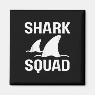 Shark Squad Matching Group Shark Fin Lover Week Aw Magnet