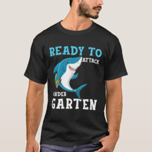 Shark Students Ready To Attack Kindergarten Back T T-Shirt