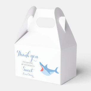 Shark Summer Party Splish Splash Birthday Bash Favour Box