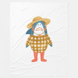 Shark Sun Bonnet Blanket – Cute Folk Art