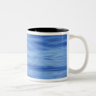 Shark swimming in ocean water Two-Tone coffee mug