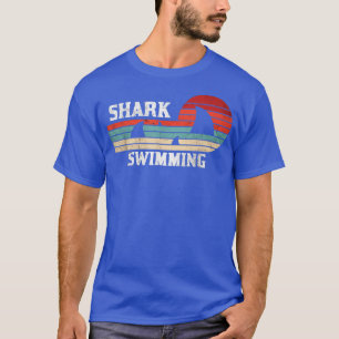 Shark Swimming, Shark Fin Swimming T-Shirt