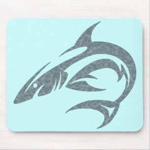 Shark Tattoo Mouse Pad