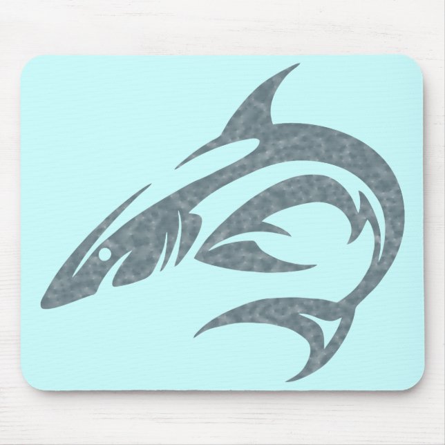 Shark Tattoo Mouse Pad (Front)