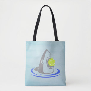 Shark Tennis Tote Bag