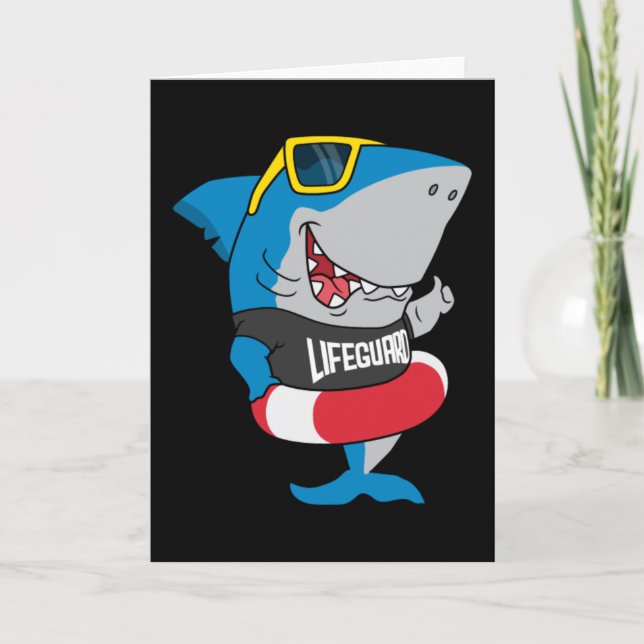 Shark the lifeguard card (Front)