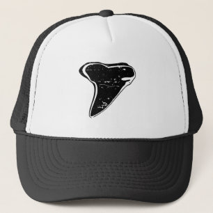 Shark tooth fossil beach hat