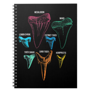 Shark Tooth Hunting - Crazy Shark Gifts Notebook