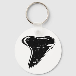 Shark tooth keychain