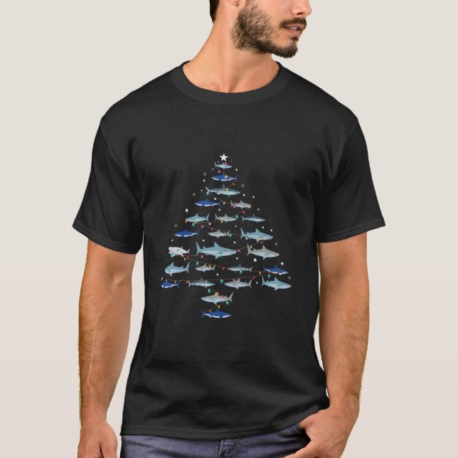 Shark Tree Fishing T-Shirt (Front)