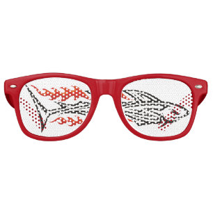Shark Tribal Icon 2 Retro Sunglasses