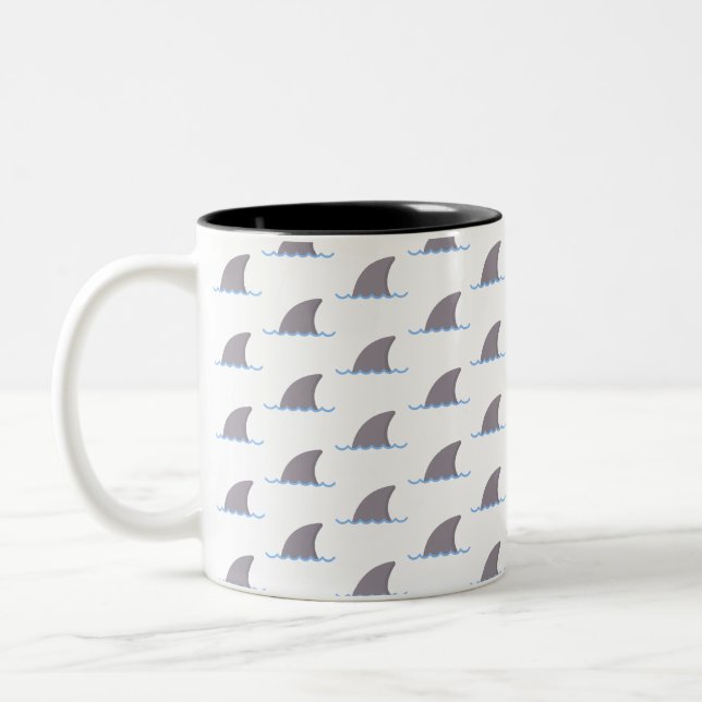 shark Two-Tone coffee mug (Left)