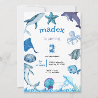 Shark Under the Sea Birthday Party