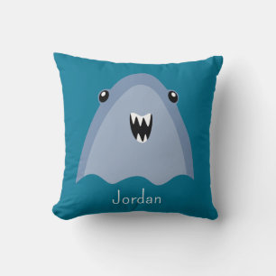 Shark Under The Sea Cute Personalised Pattern Cushion