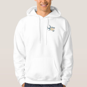 Shark Using a Toothpick Mens Jacket Hoodie