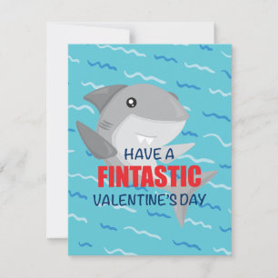 Shark Valentine's Day Card