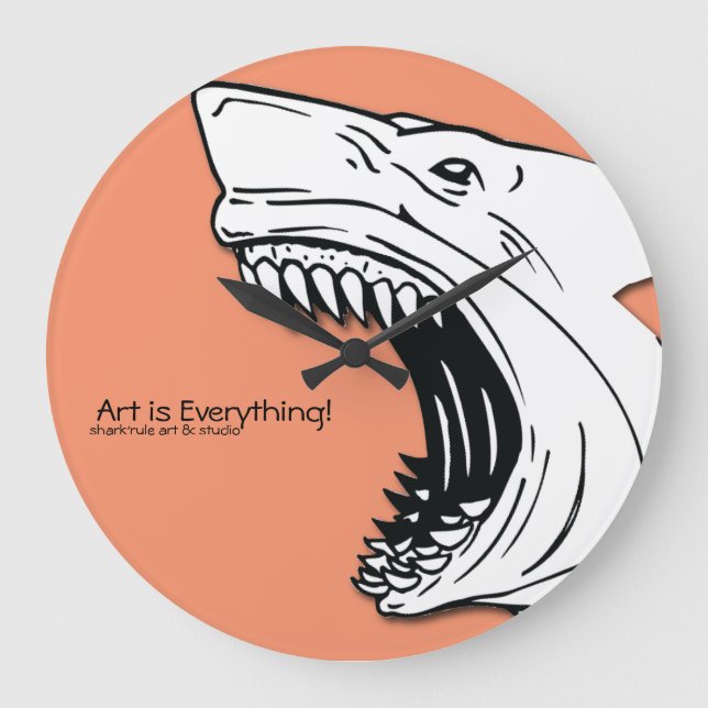 Shark Wall Clock (Front)